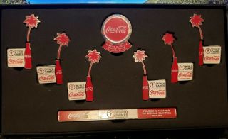 Coca Cola Special Olympics World Games Los Angeles 2015 14 Pin Set Hard To Find
