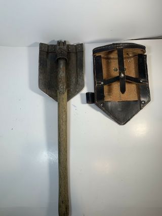 1941 German Ww2 Wwii Folding Shovel Entrenching Tool Marked