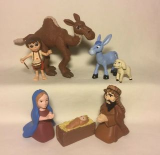Little Drummer Boy Nativity Figures Figurines Mary Joseph Jesus Animals Deboxed