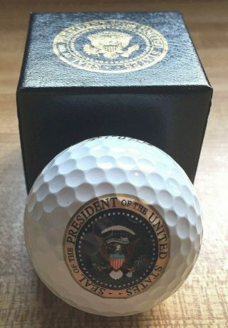 President Barack Obama Presidential Seal White House Gift Golf Ball