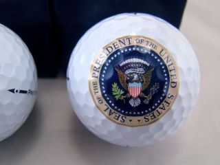 President Barack Obama Presidential Seal White House Gift Golf Ball 3
