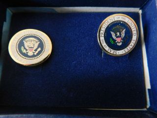 Ronald Reagan Full Color Series Presidential Seal Cuff - Links