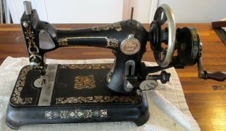 Antique Hand Crank Sewing Machine National Hand Crank Sewing Machine