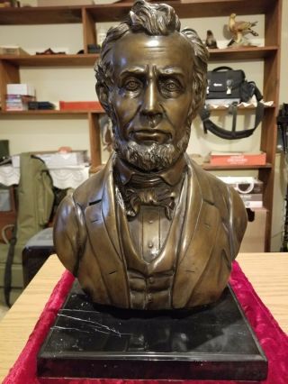 Abraham Lincoln Large Bronze Bust