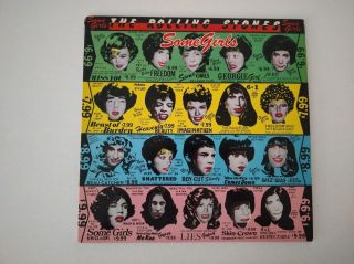 Rolling Stones Lp Some Girls Rolling Stones Coc 39108 First Press Die Cut Cover