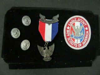 Eagle Scout Medal Presentation Kit,  No Box,  Stange 7,  Sterling C60