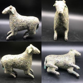 Wonderful Ancient Rare Unique Old Roman Glass Sheep