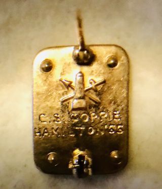 Alpha Delta Phi solid Gold Badge,  Hamilton ‘55 Initiate. 3