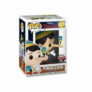 Funko Pop Pinocchio Jiminy Cricket Exclusive Disney Confirmed Order,  Protector