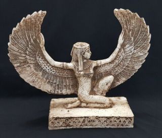 Rare Ancient Egypt Egyptian Antique Winged Isis Love Goddess Sculpture