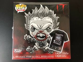 Funko Pop It Pennywise With Teeth Black And White,  Large T - Shirt