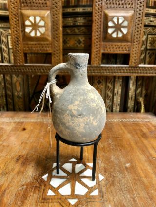 A Hellenistic Oil Jar.  330 - 63 B.  C.  E.  Ancient Pottery.