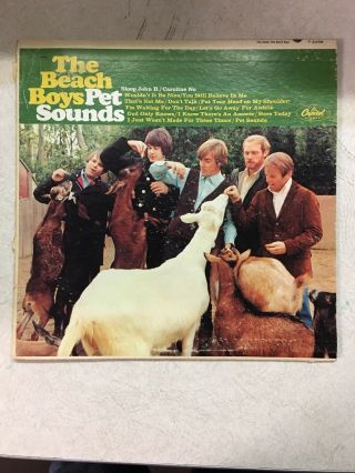 The Beach Boys - Pet Sounds (1966) Pop Rock Lp Mono {t - 2458} G Vinyl Record