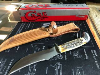 Case Xx 523 - 5 Ssp Vintage Fixed Knife With Oem Sheath And Box