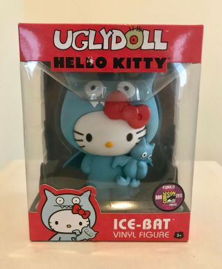 Sdcc 2013 Limited Edition Funko Hello Kitty Uglydoll Ice - Bat Vinyl Figure Rare
