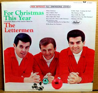 The Lettermen For Christmas This Year 1966 Capitol Lp Vinyl Vg,