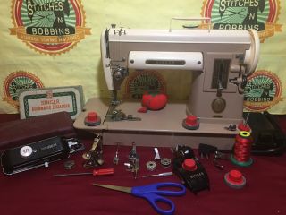Vintage Singer 301a Sewing Machine Cleaned Serviced &
