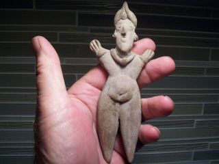 Pre Columbian Jalisco Female Figure Pottery Artifact Arrowhead Great Price