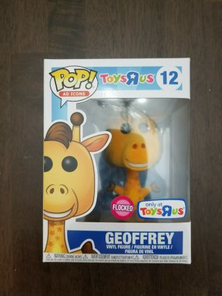 Funko Pop Flocked Geoffrey The Giraffe 12 Toys R Us Exclusive Limited Ad Icons