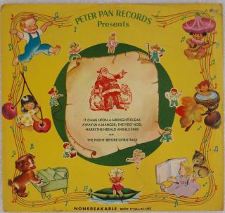 The Night Before Christmas: 1950 Peter Pan Children’s Record 10” 78 Santa Sleeve