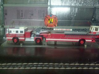 Code 3 (1998 Model) Fd Baltimore Ladder 8 Limited Edition 1 Of 25000