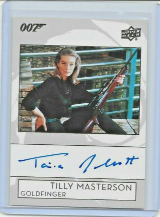 2019 Upper Deck 007 James Bond Goldfinger Tania Mallet As Tilly Masterson Auto