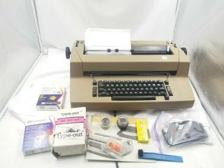 Vintage Ibm Correcting Selectric Ii Typewriter Tan