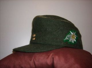Rare Early Ww2 Wwii Wh Mountaineer General Commander M43 Edelweiss Visor Hat Cap