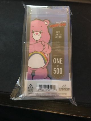 2019 NYCC FIGPIN Care Bears LE 1/500 Pink Cheer Bear Exclusive 2