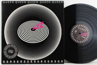 Queen Jazz Promo With Poster Embossed Gatefold Sterling Electra 6e - 166 1978 Nm -