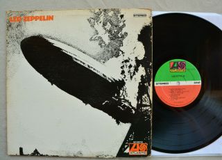 Led Zeppelin I Sd 8216 Atlantic Records Zepplin Vinyl Lp 1969 Sound Vg,