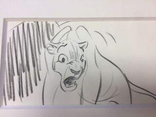 Disney Production Drawing From " The Lion King " Nala Lk 62