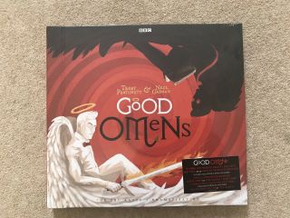 Good Omens - Print Signed By Neil Gaiman.  Collectors 4xlp Set Ltd.  Ed.  Of 500.