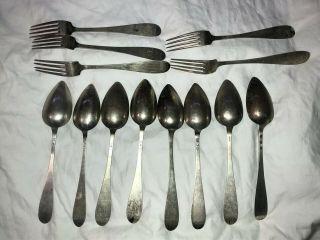 18th Century French Very Large Coin Silver Flatware 2