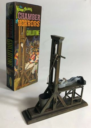 Vintage 1964 Aurora House Of Horrors La Guillotine With Box