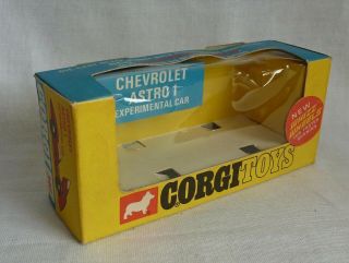 Corgi Toys 347 Chevrolet Astro 1 Experimental Car Empty Box
