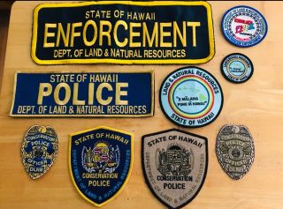 State Of Hawaii Conservation Officer Patches