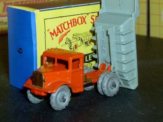 Matchbox Lesney Euclid Quarry Truck 6 A1 Mw Thin Gap F - C Sc2 Nm Crafted Box