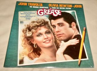 Grease Soundtrack By Olivia Newton - John (vinyl Lp,  1978 Usa)