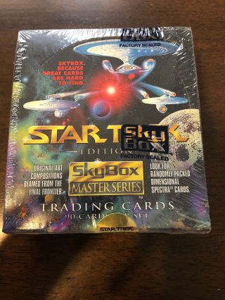 Star Trek - Skybox Master Series Trading Cards Box 36 Packs