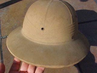 Wwii Usmc Pith Helmet - Named - 1943 - Camp Catlin Hawaii