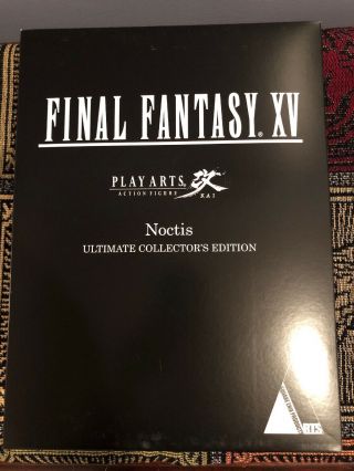 Final Fantasy Xv 15 Ultimate Collector’s Edition Play Arts Kai Noctis Figure