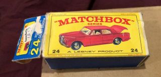 C1960s Matchbox Series A Lesney Product Rolls - Royce Silver Shadow