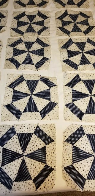 20 Vintage Spiderweb Patchwork Quilt Blocks/squares