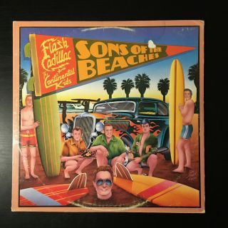 Flash Cadilac And The Continental Kids Sons Of The Beaches 1975 Rock Vg,