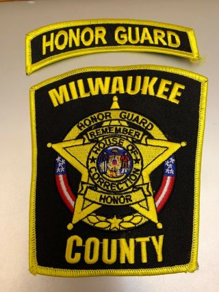 Ultra Rare Milwaukee County House Of Correction Honor Guard Patch Under 100 Made