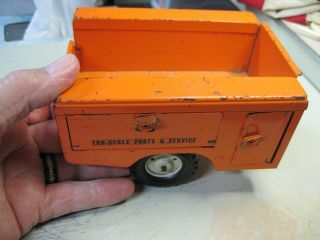 Vintage Pre - Owned Carter Tru - Scale 1/16 Scale 2 Wheel Trailer W/tool Boxes.