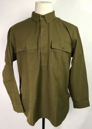 Wwi Us M1917 Wool Flannel Field Shirt - Size 4xlarge