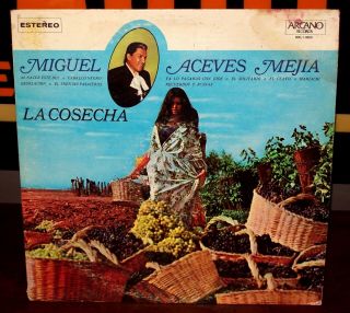 Lp Miguel Aceves Mejia La Cosecha Arcano Records Dkl1 - 3093 Caballo Negro