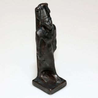 Scarce - Circa 1000 - 500 Bc Egyptian Bronze Goddess Statue - Intact